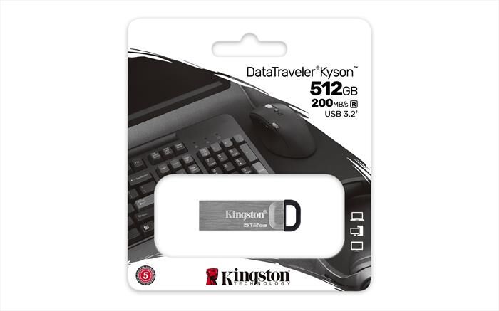 Kingston Memoria 512 Gb Dtkn/512gb-silver