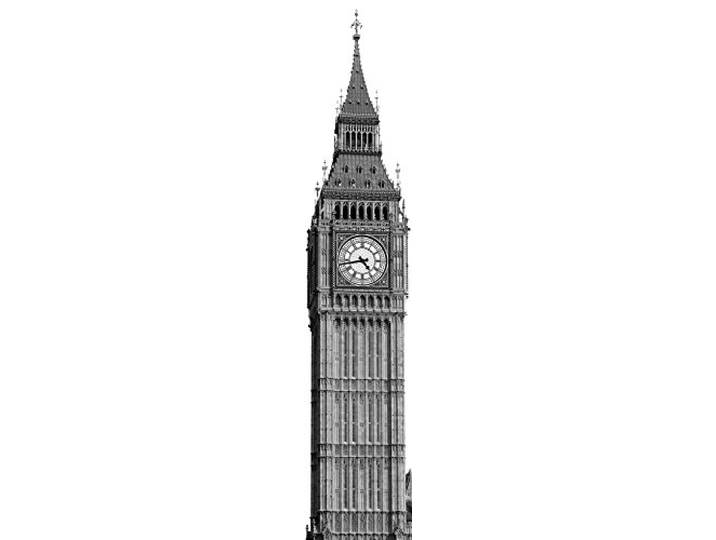 Komar Vlies Fototapete Big Ben , 50 x 250 cm, 1 Bahnen