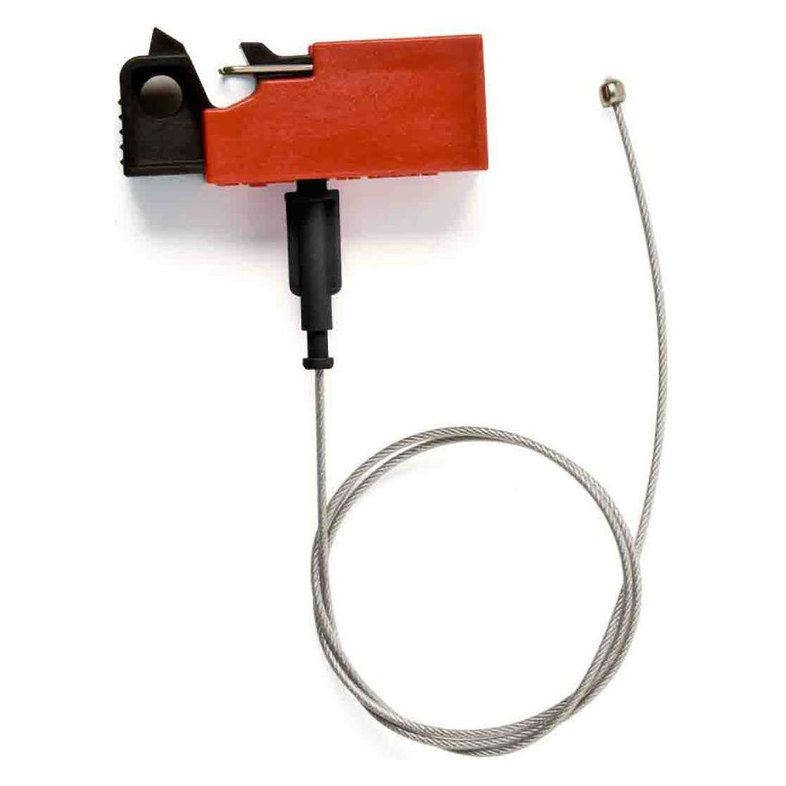 Brady Lockout-Vorrichtung mit Schnappverriegelung und Kabel (51252)