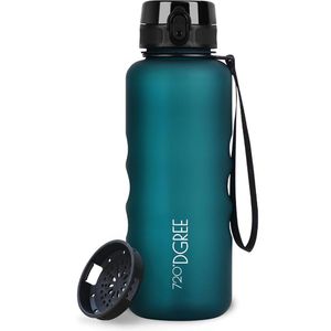 720DGREE Trinkflasche uberBottle Smaragd Green, aus Kunststoff, grün, mit Sieb, 1,5 l