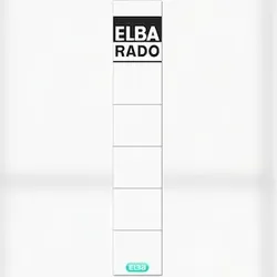 ELBA Ordnerrücken-Etiketten 'ELBA RADO' - kurz/schmal, weiß
