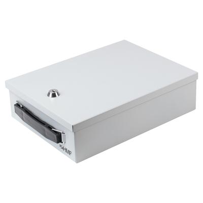 HMF 140-07 Dokumentenkassette, DIN A5, 27 x 20,5 x 8 cm, Lichtgrau