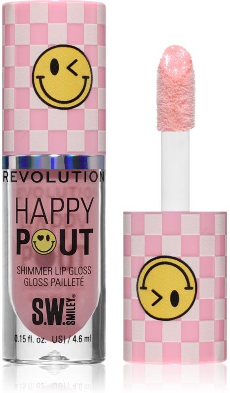 Revolution Happy Pout Shimmer Lip Gloss shimmering lip gloss shade Pink Bliss 4.6 ml