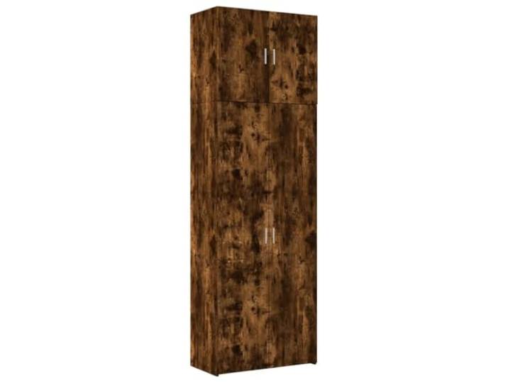 KGFHERENB Highboard Räuchereiche 80x42,5x249 cm Holzwerkstoff Schrank Vielseitiger Beistellschrank mit Türen und Fächern für Ordnung in Wohnzimmer, Schlafzimmer oder Flur.