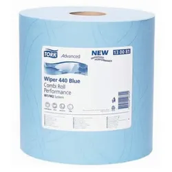 Tork Advanced Wischtuch 420 blau Kombi Rolle Performance