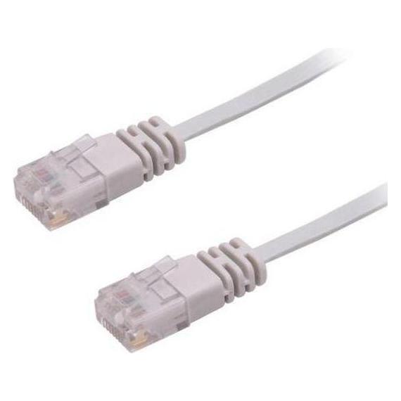 MicroConnect V-UTP601-FLAT 1m Cat6 U/UTP (UTP) Grau Netzwerkkabel (U/UTP, CAT6, 1 m) (V-UTP601-FLAT)