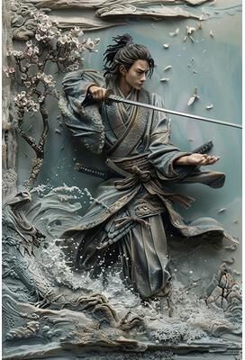 Smart Shopping Spot Vintage Samurai Ninja Metal Wall Art Plaque Perfect For Cafe, Man Cave, Bars, Garden, Home Room, Clubs & Garage Decor d