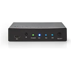 Nedis 3-Port (HDMI/USB-C, Switch - 4K 60Hz, Switch Box