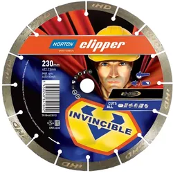 Norton Clipper Diamant Trennscheibe MR. INVINCIBLE 230 x 22,23 mm