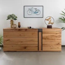 Sideboard Wildeiche / Zerreiche 180x45x75 natur geölt NEW AMSTERDAM #11