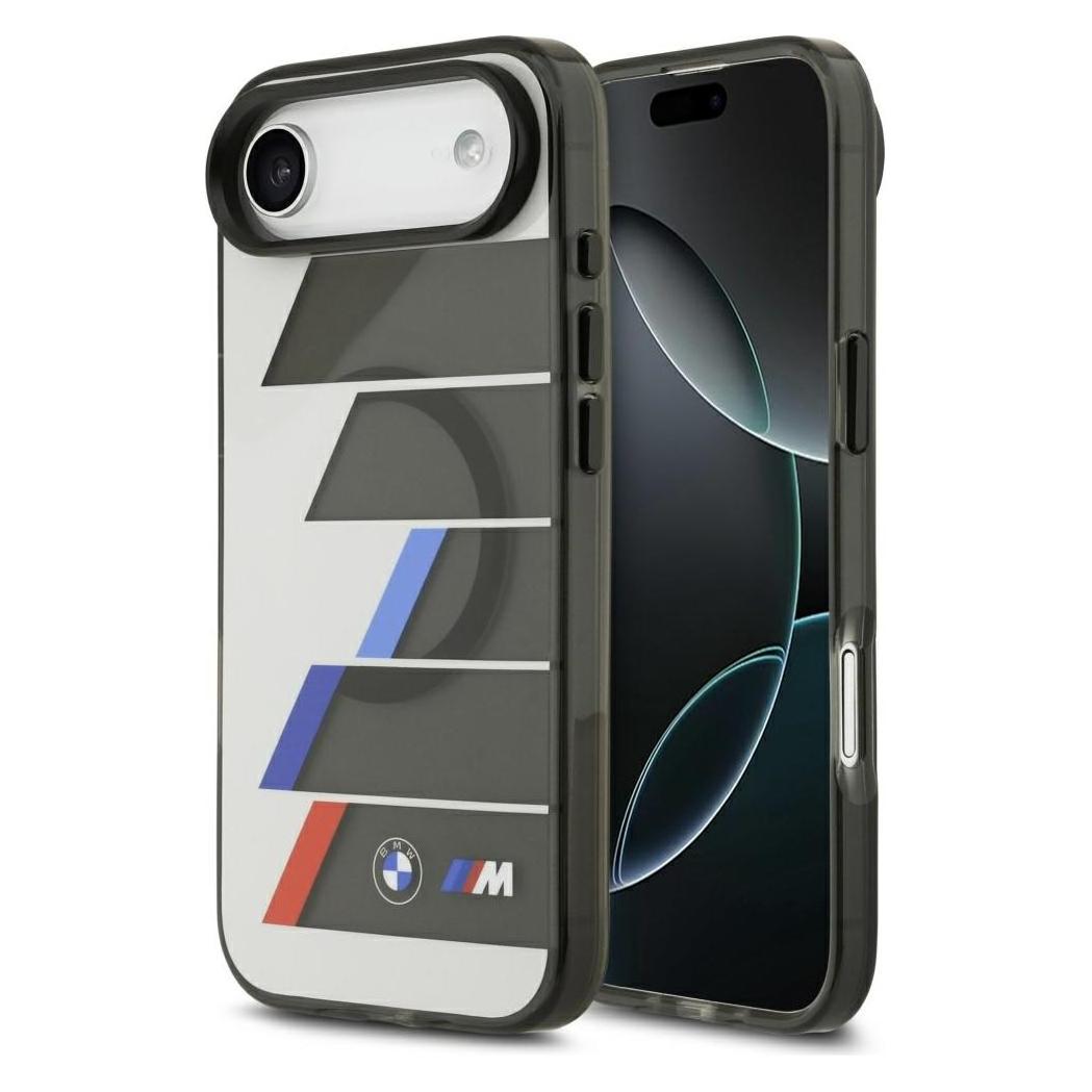 BMW M IML Metal Buttons Tricolor Lines MagSafe case for iPhone Air anthracite (Apple iPhone Air) (BMHMP17M25HTTRIA)