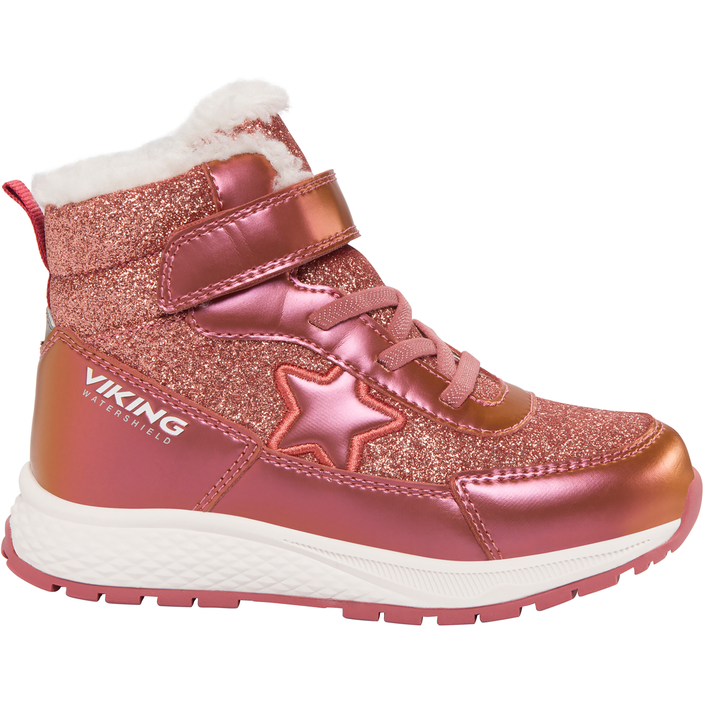 Viking Equip Star Warm WP 1V Sl Kinder Winterschuhe & Winterstiefel rosa Größe 24 Lifestyle Wasserdicht