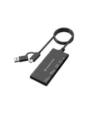 Conceptronic Card USB3.0.2xSD 2xMicroSD MS CF Card-Reader CompactFlash Typ 1/CF+ USB 3.0 (BIAN10B)