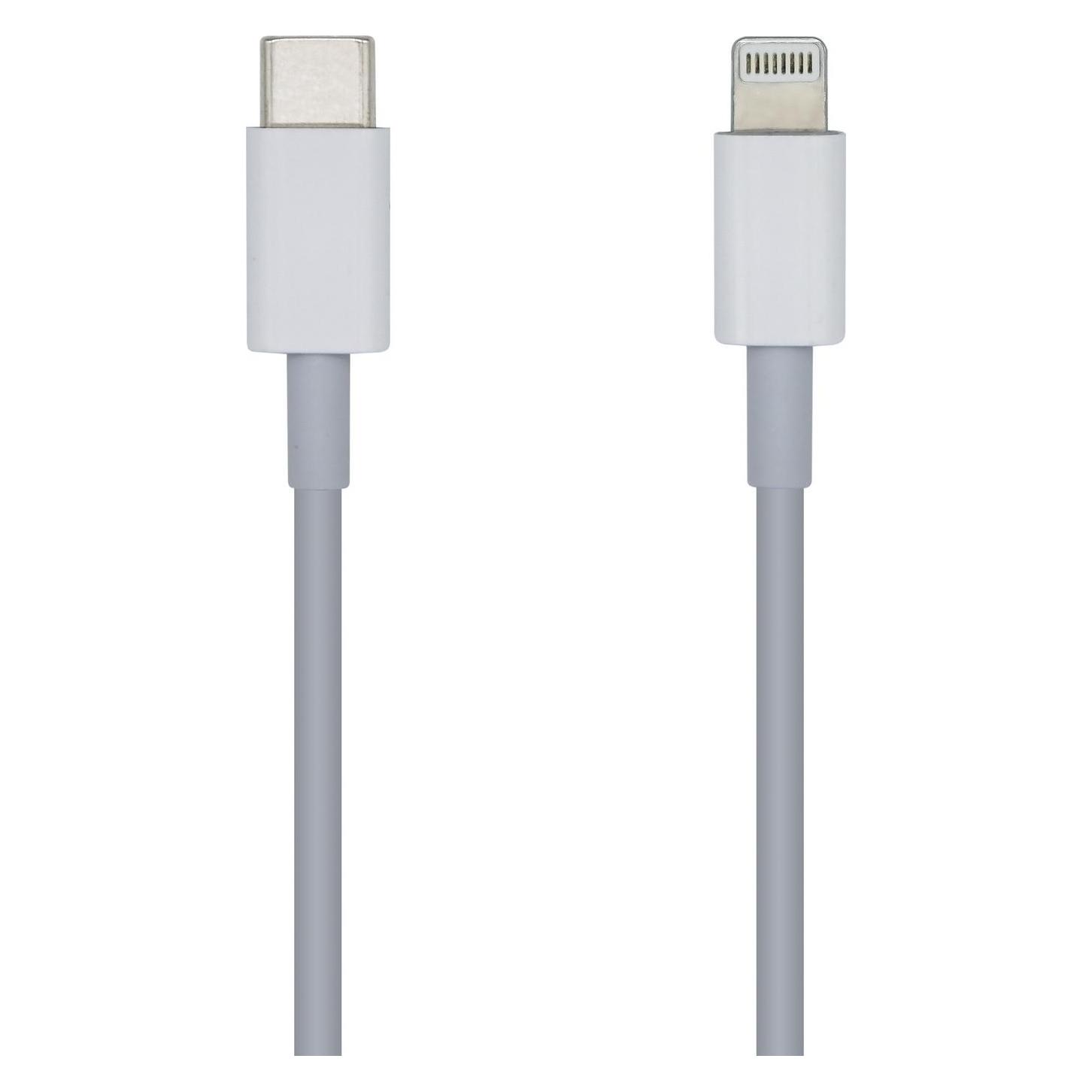 Aisens Cable lightning a102-0443/ lightning macho usb tipo-c macho/ 2m/ blanco (2 m, USB 2.0) (A102-0443)