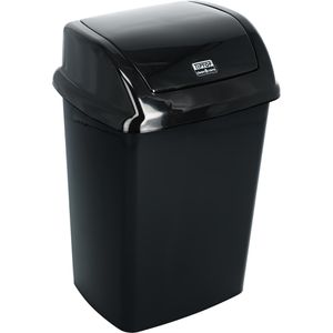TipTop-Office Mülleimer schwarz, aus Kunststoff, 24 Liter