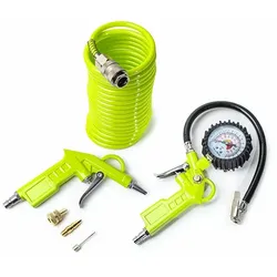 Carmotion Druckluft Blas- und Aufblaspistole Set 5tlg