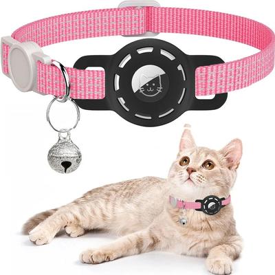 Uplift Picks Air Tag Pet Collar With Reflective Breakaway Strap And Bell i