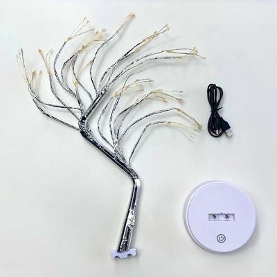 Uplift Essentials Decorative LED Bonsai Tree Table Lamp 36 Or 108 LEDs With Touch Control For Bedroom And Holiday Decor 108led Colorful