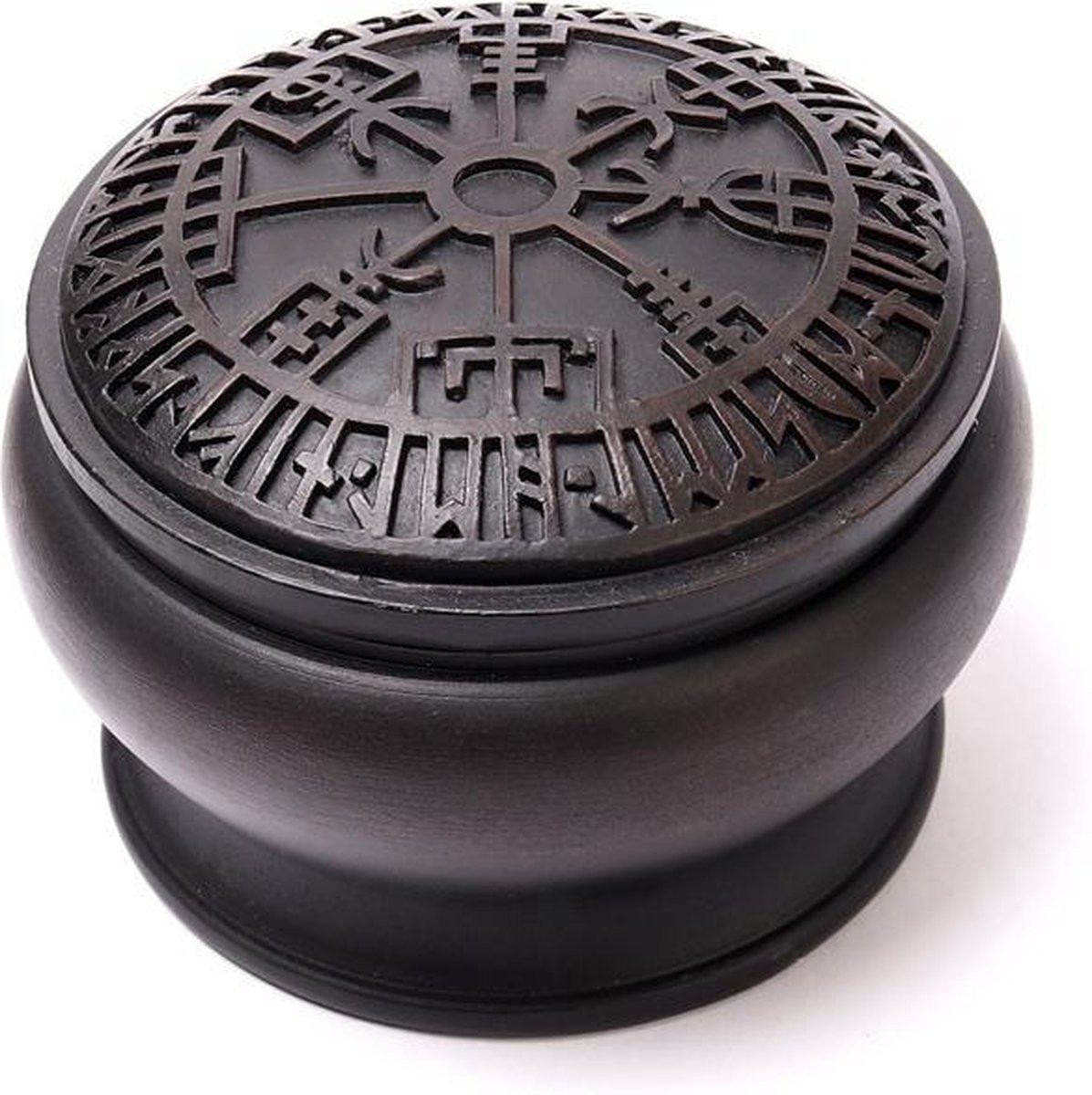 Alchemy - Vegvisir Decoratieve opbergdoos - Zwart