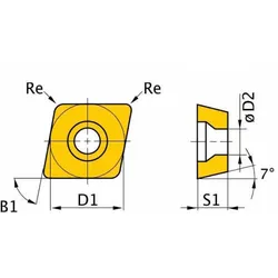 Optimum HM-Ersatzwendeplatten ISO CCMT09T304
