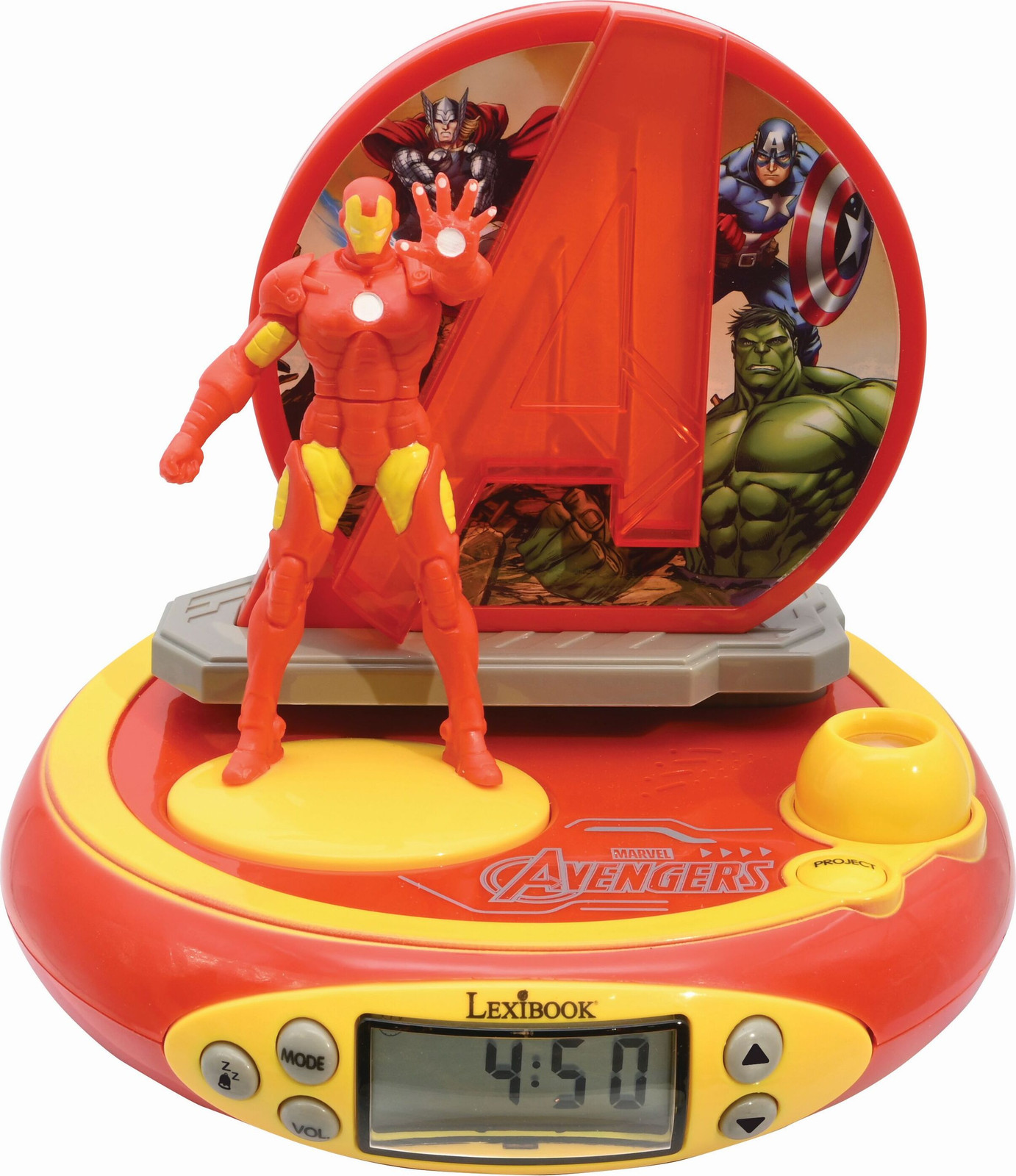Lexibook RP510AV Digitaal wekkerradio The Avengers Iron Man Rood Geel