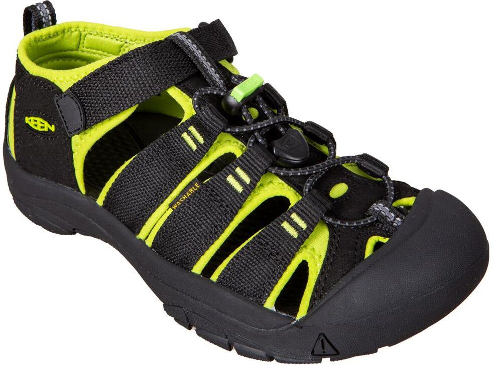 Keen  - Newport H2 Kids Black Lime Green - 37 - Sandales de randonnée