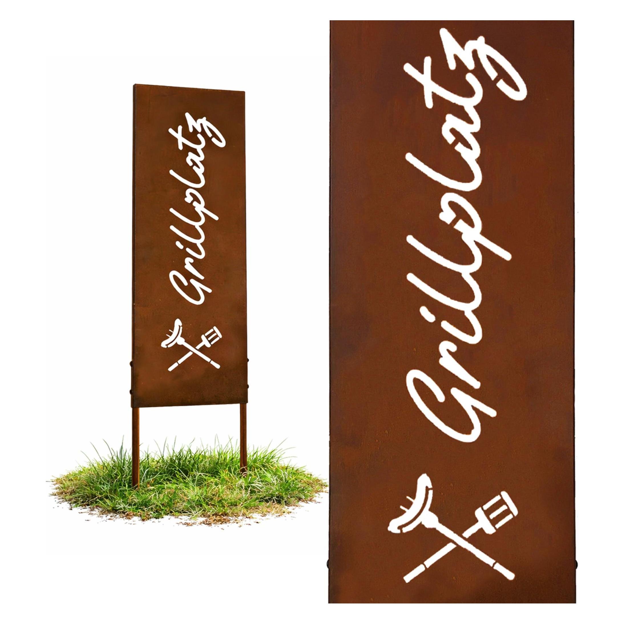 Relaxdays Edelrost-Gartendeko (4052025835484)