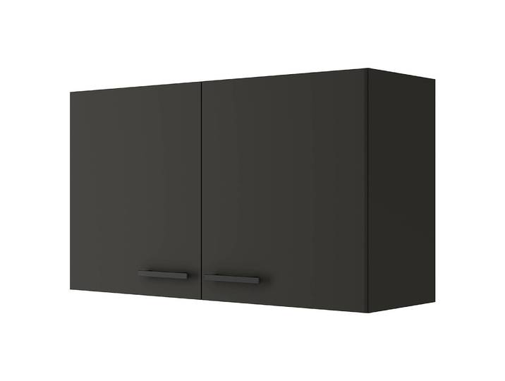 Armoire suspendue 100cm Gris/Anthracite mat