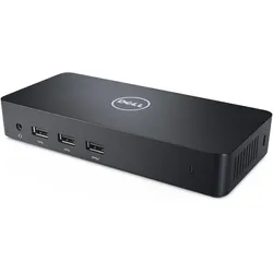 Dell D3100 (USB-B, 10 Ports), Dockingstation + USB Hub, Schwarz