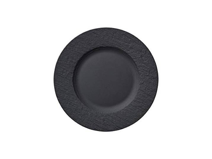 Villeroy & Boch 10-4239-2640-6 Manufacture Rock Frühstücksteller, Porzellan, Schwarz, 22 centimeters