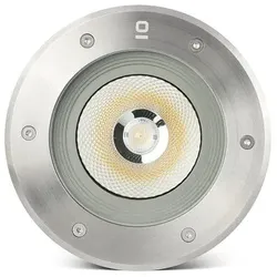Faro Outdoor LED Boden-Einbauleuchte SURIA 220, IP67 IK08, 230V AC, Seeluft-resistent, befahrbar bis 1t, Edelstahl, 24W 3000K 24° FAR-70586