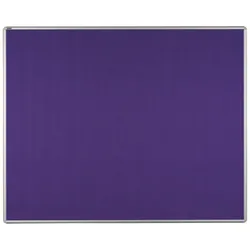 Textiltafel ekoTAB mit Alurahmen, 1500 x 1200 mm, lila