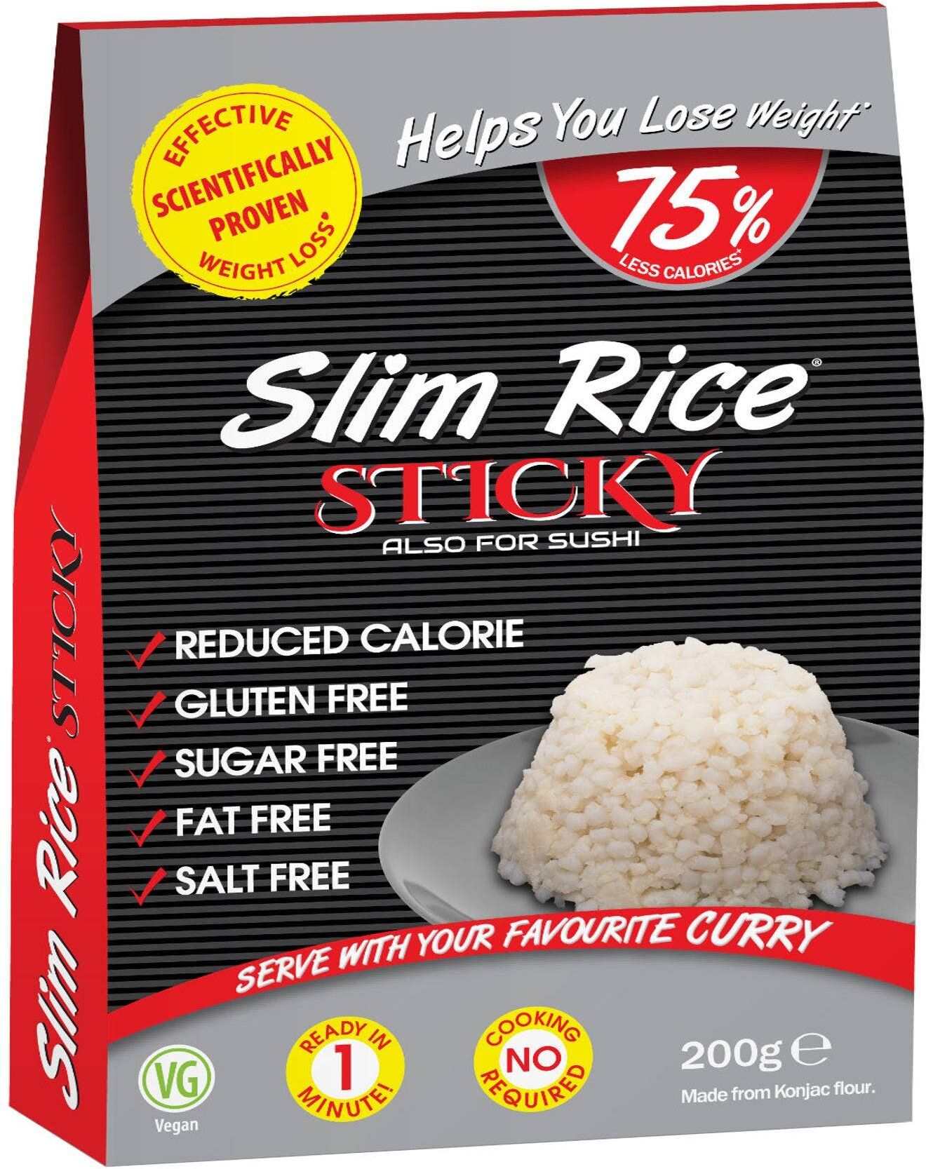 EAT WATER Slim Rice Sticky 200 Grammi 