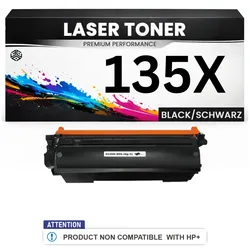 XXL Toner 135X für HP kompatibel Schwarz W1350X (nicht HP+) Tonerkartusche LaserJet M209dw/209dwn/234dw/234dwn/234sdn/234sdw MFP M209dwn