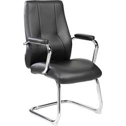 Rocada Besucherstuhl 985V22 Schwarz, Chrom R985290 1 St.
