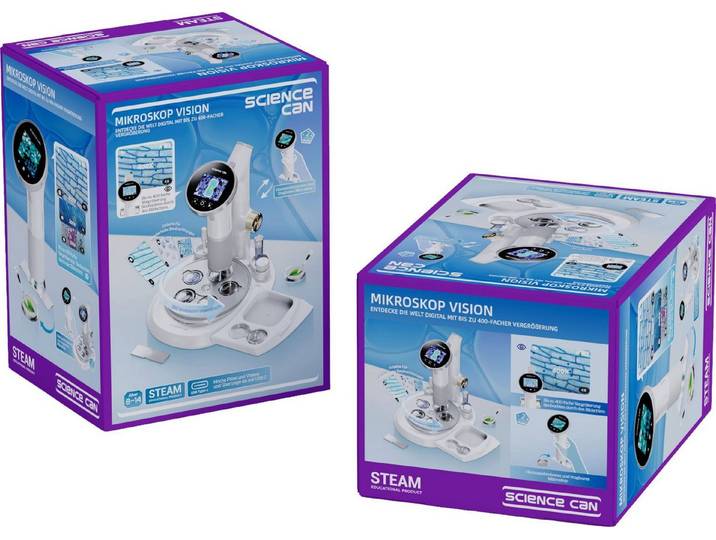 Topbright Spiel Science Can Mikroskop 1000 Vision – mit Display