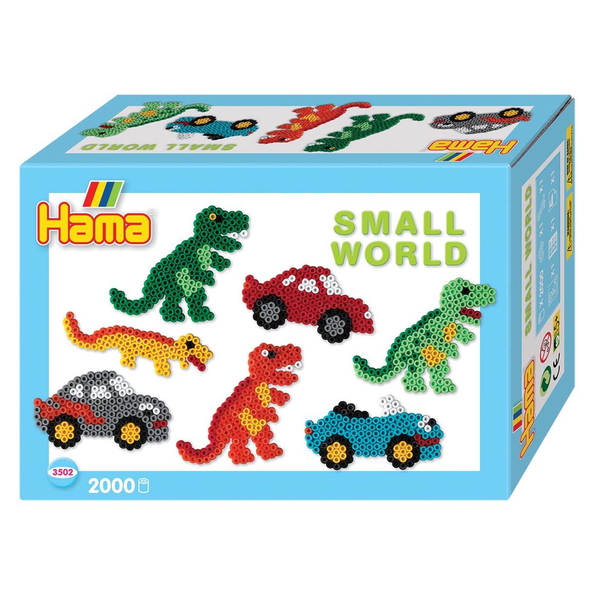 Hama Perlen Geschenkpackung Dinosaurier & Auto (3502)