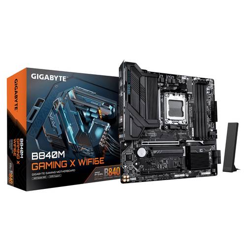 Gigabyte GAMING X WIFI6E Mainboard Sockel (PC) AMD AM5 Formfaktor (Details) Micro-ATX Mainboard-Chipsatz AMD B840