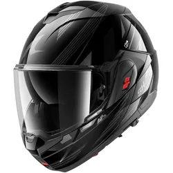 Shark Oxo Helm Dashed KAS schwarz silber Gr. L