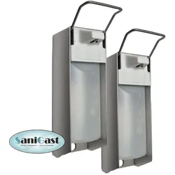 BodyProducts 2 Seifenspender Alu 500 ml Euronorm - kurzer Hebel - Leerflasche