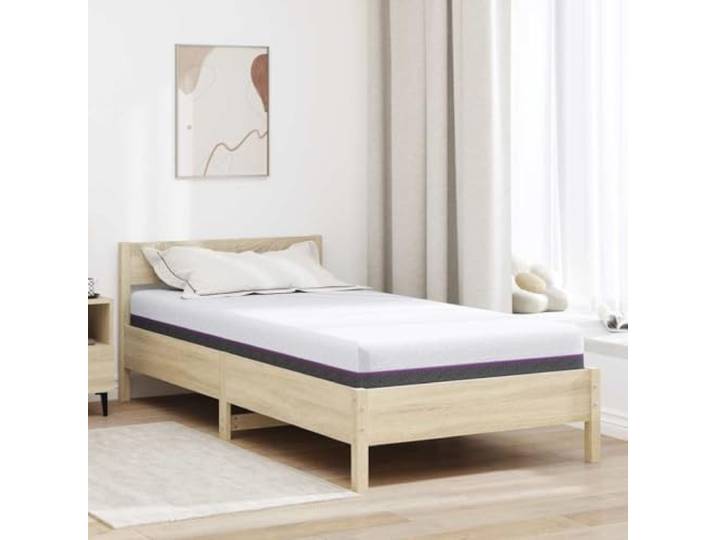 KTHLBRH Memory Foam Matratze Mittel 100x200 cm mit abnehmbarem Bezug 100x200 cm, Mittel-Härtegrad, Aktivkohle-Gel-Schaum, rutschfester Boden, waschbarer Bezug, OEKO-TEX zertifiziert