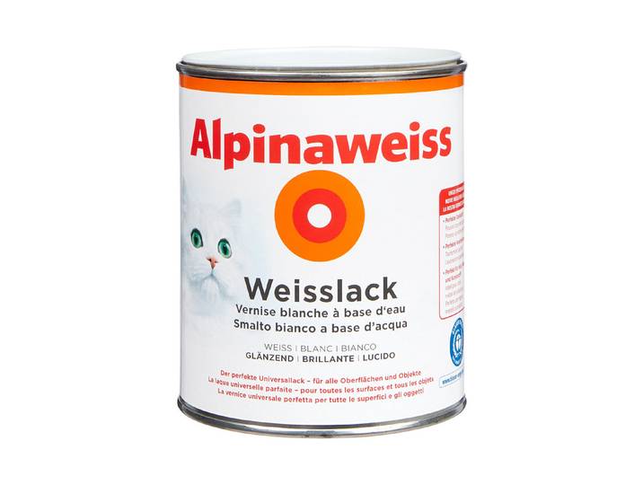 Alpina Weisslack 0.75 l Glänzend