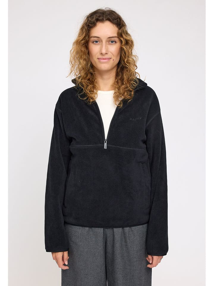 MAZINE Fleecepullover "Nash" in Schwarz - S