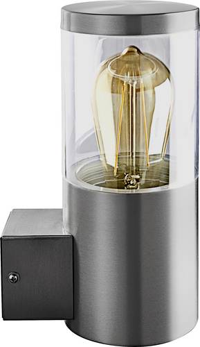 Heitronic NAXOS 500681 Wandleuchte E27 Edelstahl