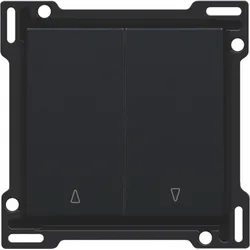 Niko Züblin 161-65914 Abdeckung für Doppel Rollladentaster, black coated 16165914