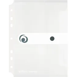 herlitz Dokumententasche A5 PP zum Abheften transparent to go