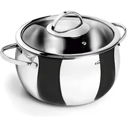 Lacor Belly 28 cm, Pfanne + Kochtopf, Silber