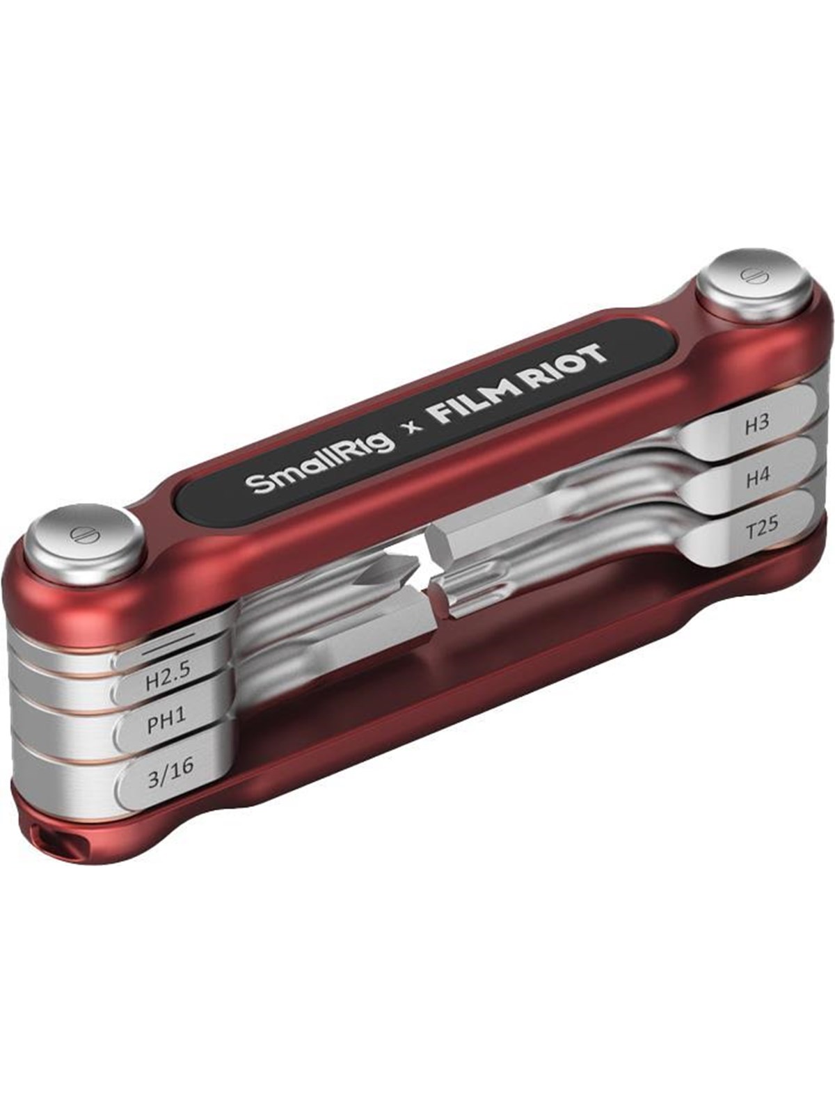 SmallRig 4811 x FILM RIOT 7-in-1 Folding Wrench Set with Multiple Angle Positioning Red