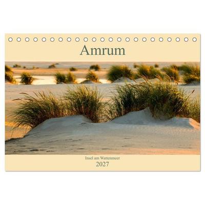 Amrum Insel am Wattenmeer (Tischkalender 2027 DIN A5 quer), CALVENDO Monatskalender