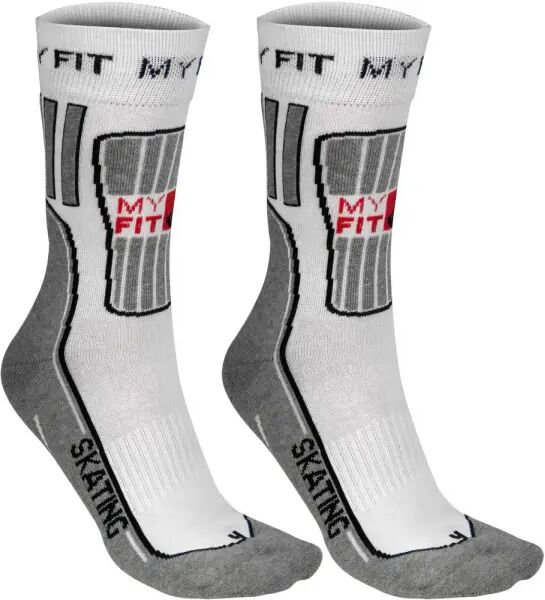 Socken MyFit Fitness Skating (Weiß - 35-38)